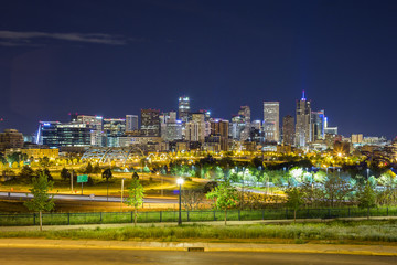 Denver downtown panorama, Colorado