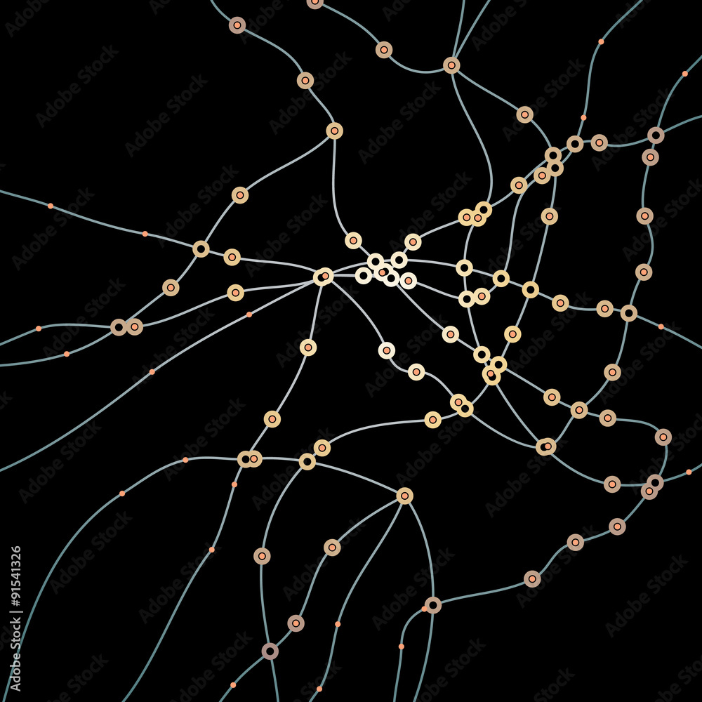 Poster Background with grid of dotted lines