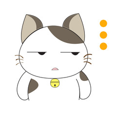 Cute cat character