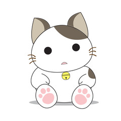 Cute cat character