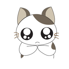 Cute cat character