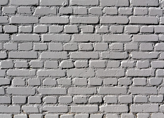 Gray color painted brick wall.