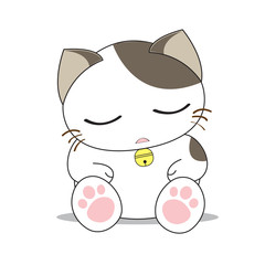 Cute cat character