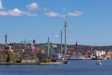 Fototapeta na wymiar City on the water, Stockholm, Sweden
