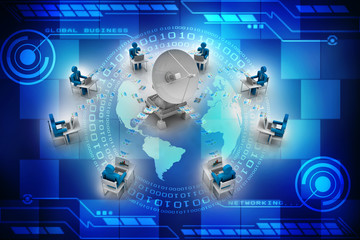 business network concept