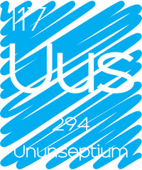 Informative Illustration of the Periodic Element - Ununseptium