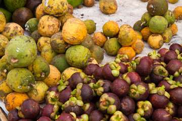 Naklejka na ściany i meble market place in zanzibar