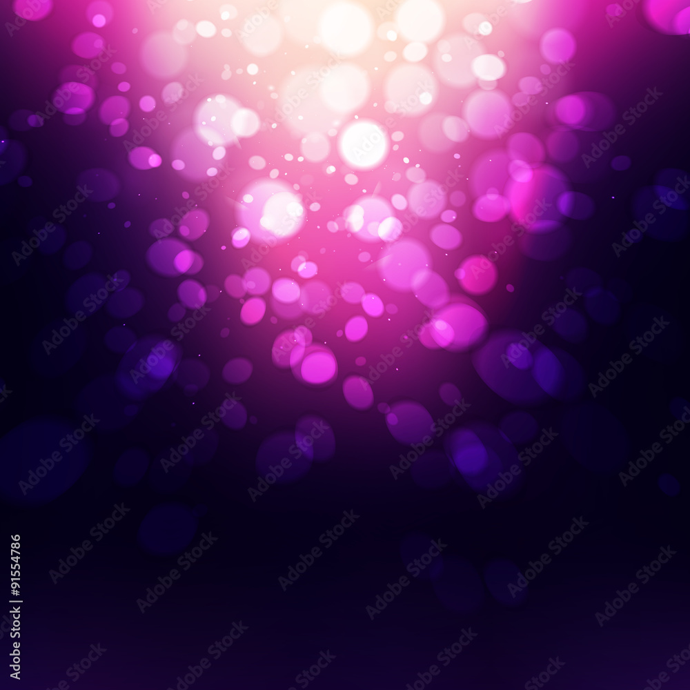 Poster abstract holiday background bokeh effect
