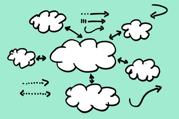 Blank Info Graphic (Cloud) 
