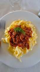 tagliatelles bolognaise 17092015
