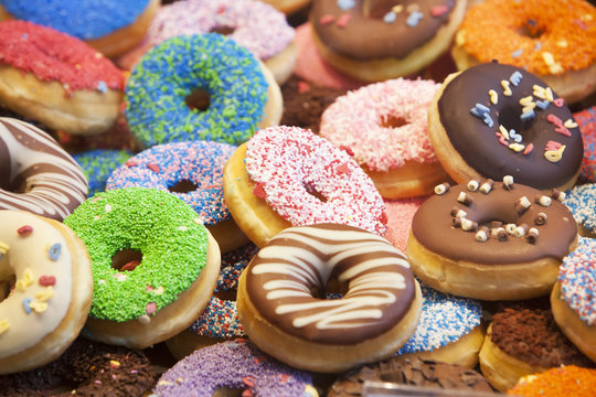 Colorful donuts