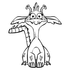 Vector cute monster