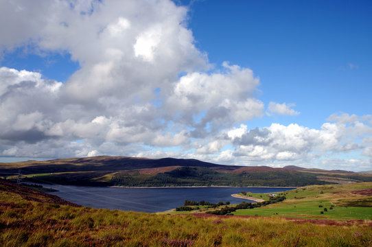Llyn Celyn Reservoir In Snowdonia