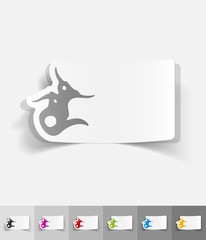 realistic design element. virus