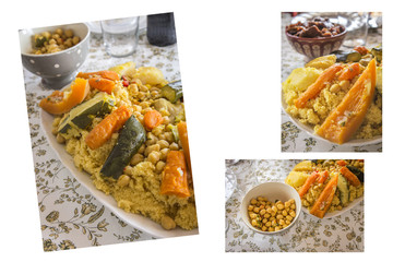 Typical Moroccan and Arabic food