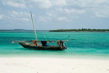 Crédence de cuisine en verre imprimé Plage de Nungwi, Tanzanie plage de nungwi à zanzibar tanzanie