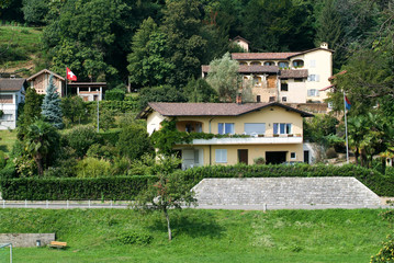 Houses at the old village of Bigogno