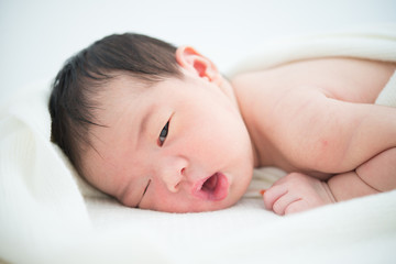 cute asian newborn