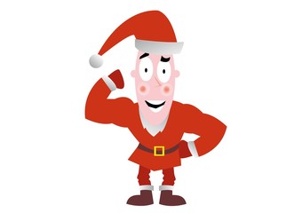 Mikołaj,kartka © monikakosz