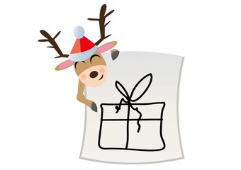 renifer,święta,Mikołaj © monikakosz