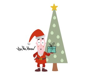 choinka, Boże Narodzenie,Mikołaj