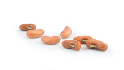 Peas isolated on white