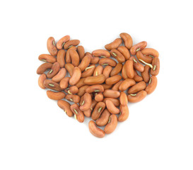 Peas isolated on white