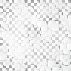 Vector white squares. Abstract background