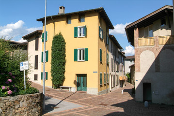 Houses at the old village of Gentilino