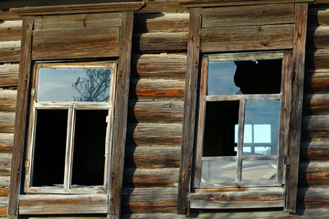 wooden house