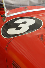 Obraz premium vintage sports car detail number three
