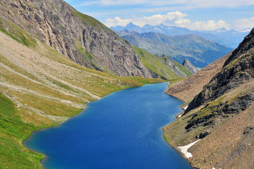 Obraz na płótnie Canvas Alpine lake
