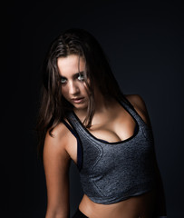 Fototapeta premium fitness athlete portrait