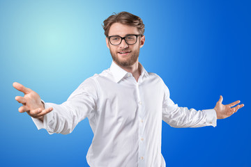 Naklejka premium Businessman portrait