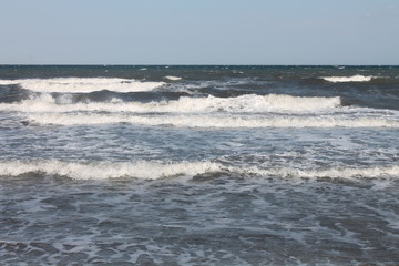 Ostsee Wellen bei Wind