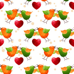 romantic seamless pattern