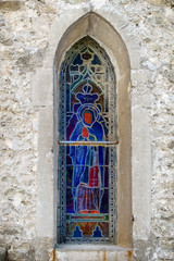 Fototapeta na wymiar Stained-glass window