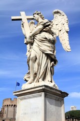 Rome, Italy - angel scupture