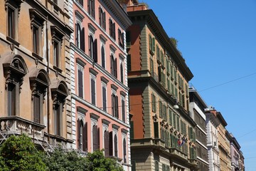 Fototapeta na wymiar Rome street view