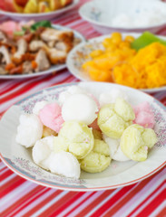 steamed cupcake or candy bowl full