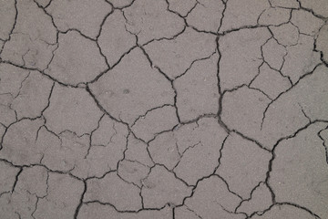 Cracked ground