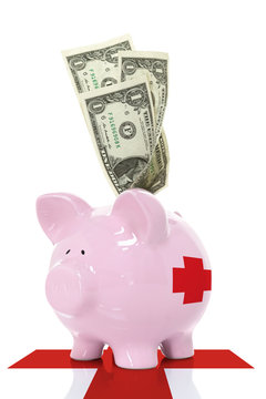 Medical savings piggy bank
