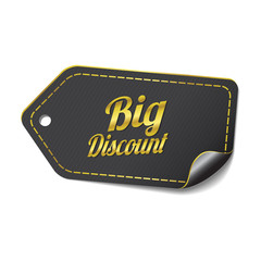 Big Discount golden Vector Icon Design