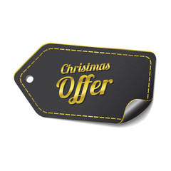 Christmas Offer golden Vector Icon Design