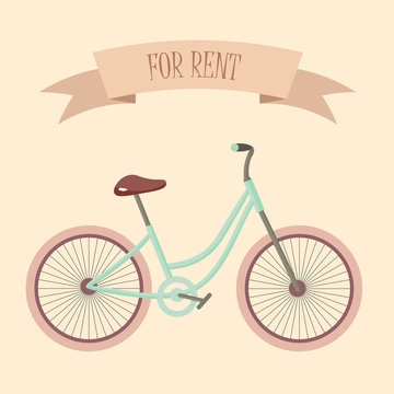 Bicycle for rent