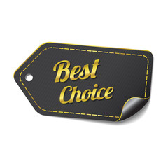 Best Choice golden Vector Icon Design
