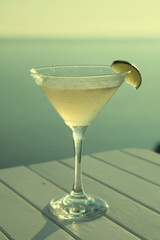 beautiful cocktail on the beach