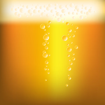 Illustration of a beer texture close up