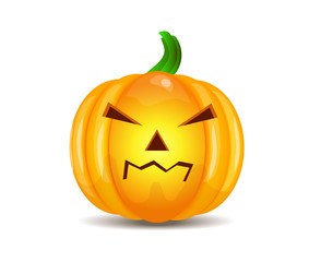 Vector halloween pumpkin