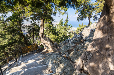 Stairs to Tsambika mountain